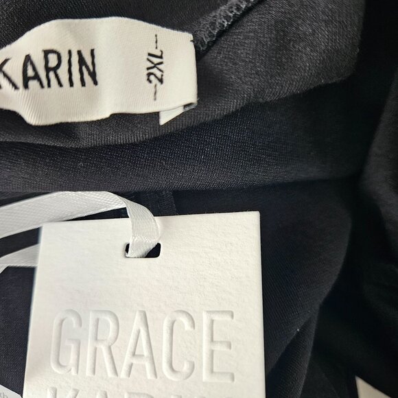 Grace Karin Womens 2XL Elegant Dress One Shoulder Ruffle Bodycon Midi Cocktail - Picture 9 of 11